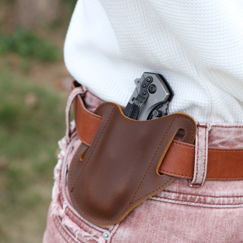 Leather EDC Tool Pouch Outdoor - đánh giá và giá Edc Carry Fanny Pack