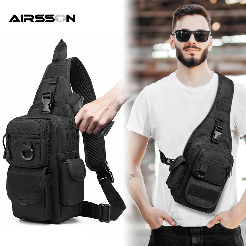 Chiến Thuật Túi Che Giấu Súng  - đánh giá và giá Edc Concealed Carry Sling Bag