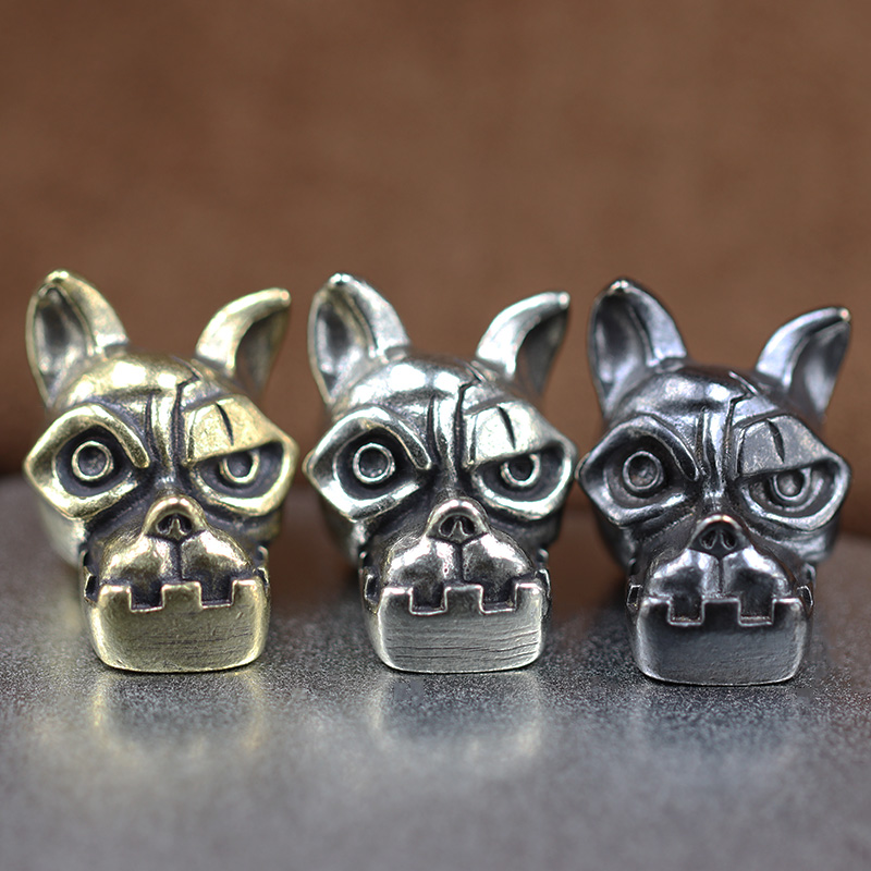 Bulldog Head Brass Knife Bead  - đánh giá và giá Edc Carry Kit