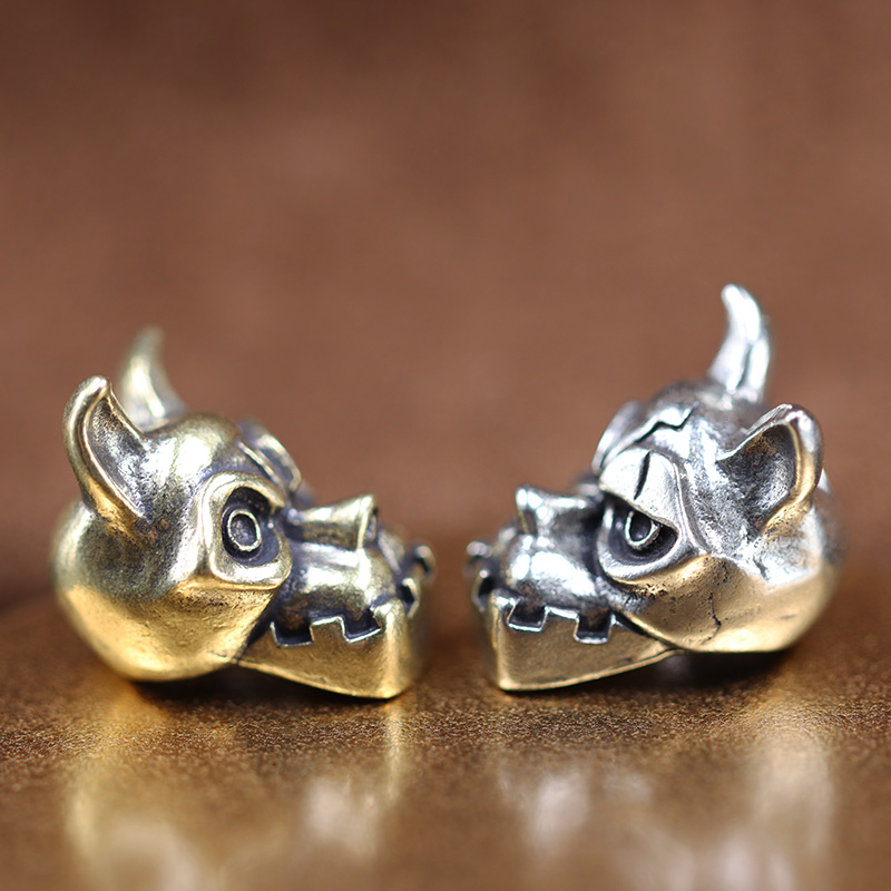 Bulldog Head Brass Knife Bead  - đánh giá và giá Edc Carry Kit